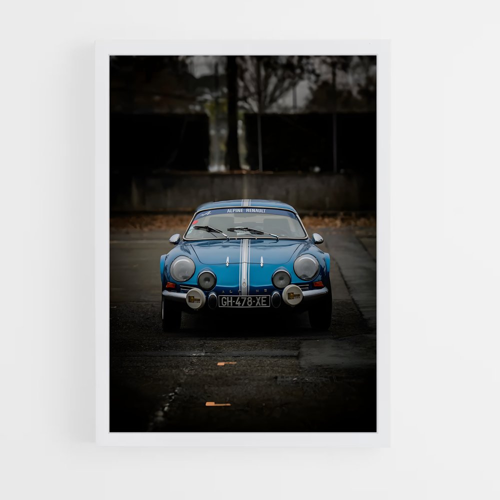 Poster Porsche Étoile – affiche Alpine (vue 3)